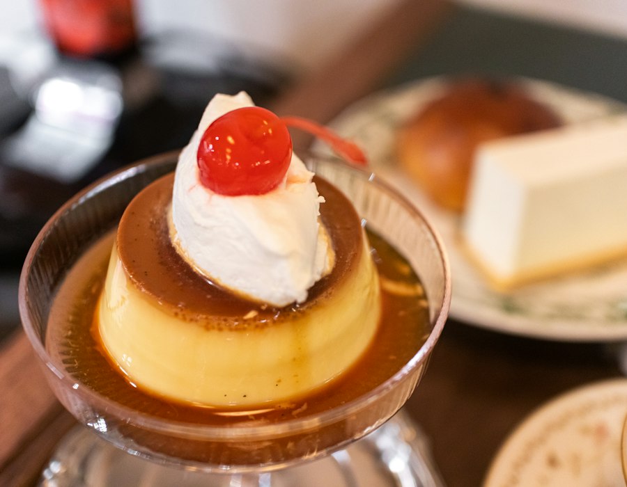 喫茶店の固めのプリン